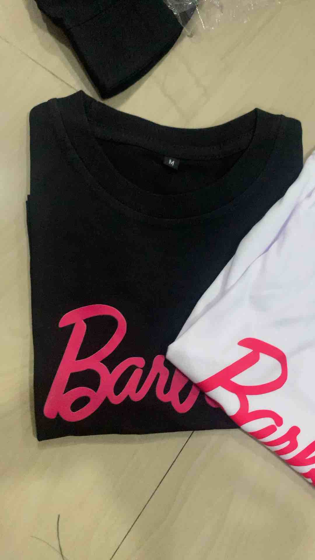 CF - KAOS BARBIE K2 TULISAN ANAK DAN DEWASA / TSHIRT TRENDING COUPLE IBU ANAK