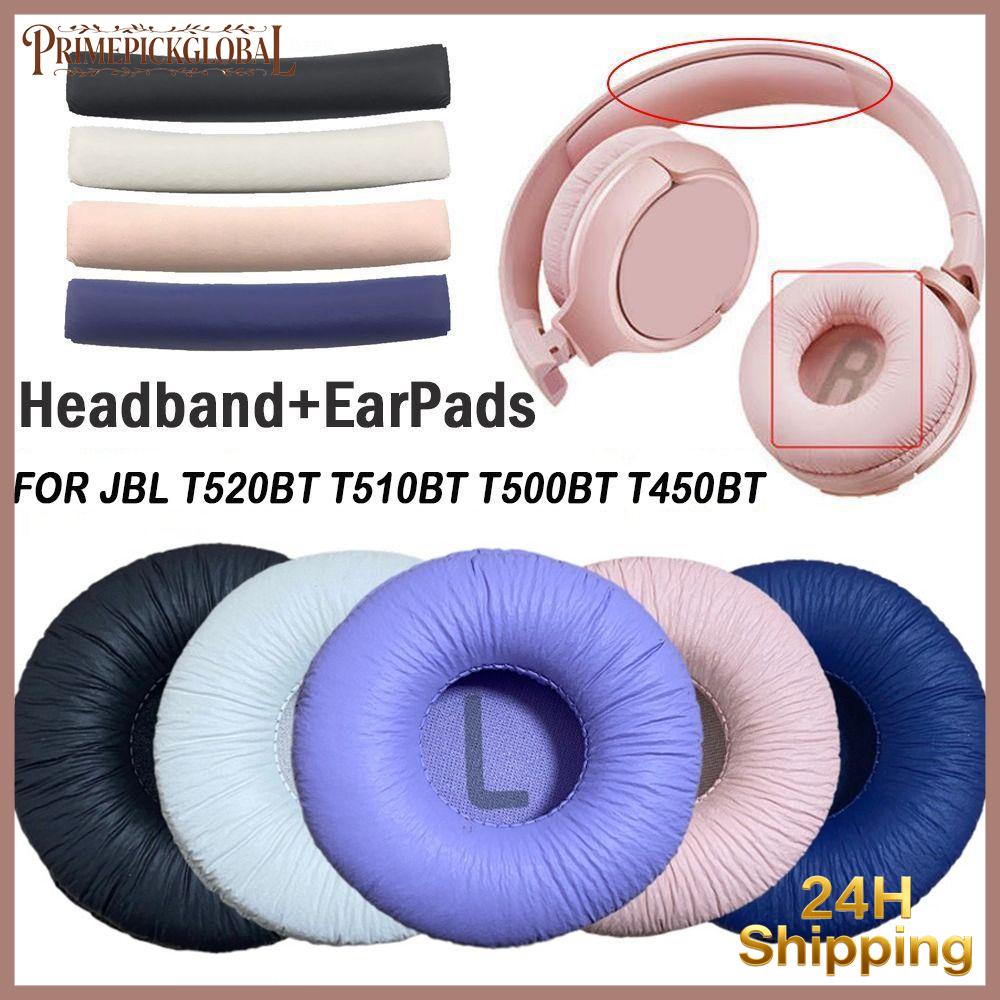 PRIMEPICKGLOBAL Bọt Miếng đệm tai cho tai nghe Mềm mại Thay thế Băng đô Thoải mái Gối đệm tai Cho JBL T520BT T510BT T500BT T450BT Phụ kiện tai nghe