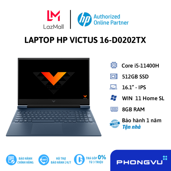 Bảng giá Laptop HP VICTUS 16-d0202TX 4R0U4PA ( 16.1 FHD/i5-11400H/8GB/ RTX 3050Ti/Win 11 Home SL) - Bảo hành 12 tháng Phong Vũ