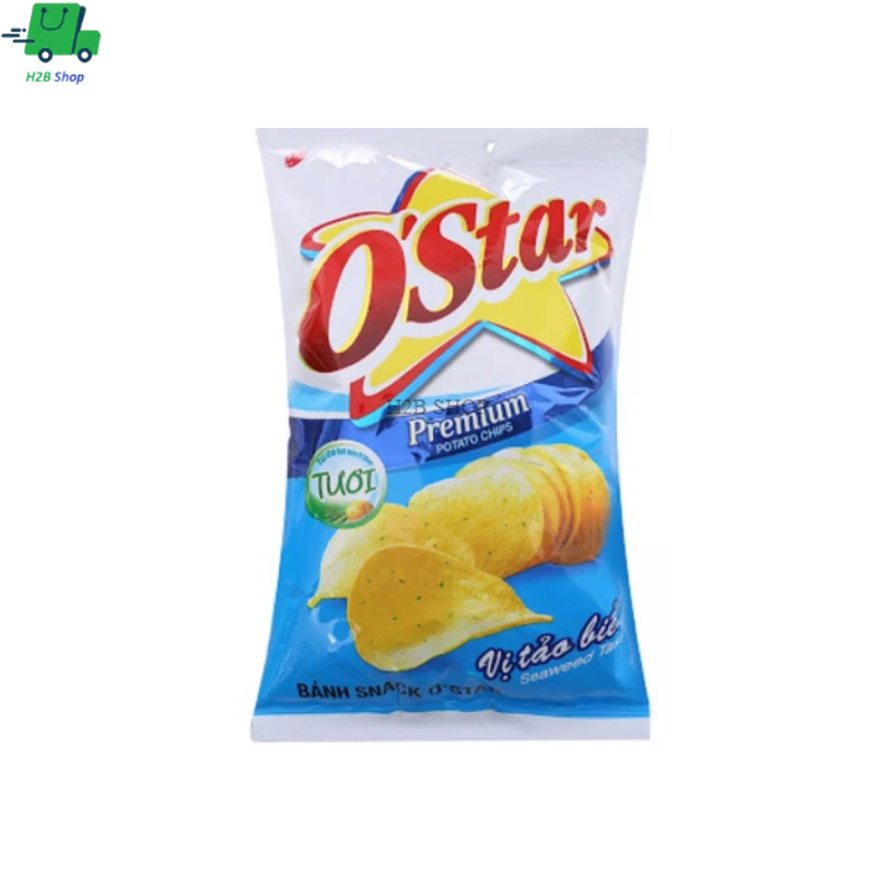 Bimbim snack Ostar khoai tây vị tảo biển/kim chi hàn/wing gói 35gr Orion