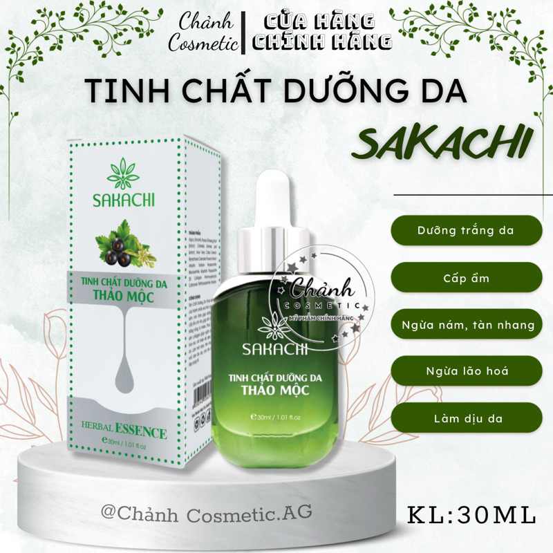 Tinh Chất Dưỡng Da Thảo Mộc Sakachi Giúp Dưỡng Trắng, Mờ ƞám, Եàn Nhang, Tăng Sinh Collagen 30ml