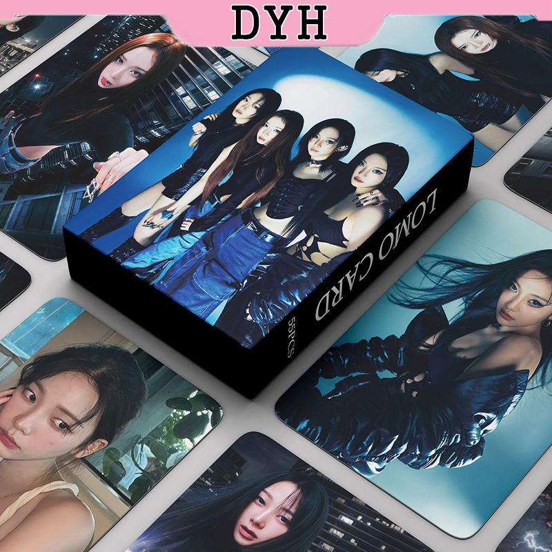 Dyh 55 cái/hộp aespa photocards Album Bộ sưu tập thẻ Lomo Kpop