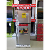Sharp Two Door Direct Cooling Refrigerator with FREE Desk Fan