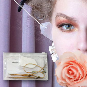 dongcheng 40 Miếng Băng Nâng Mặt Bộ Băng Dán V-line Vô Hình Miếng Dán Mặt Mỏng