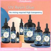 Crystal Clear UV Resin for Jewelry Making - Multiple Sizes