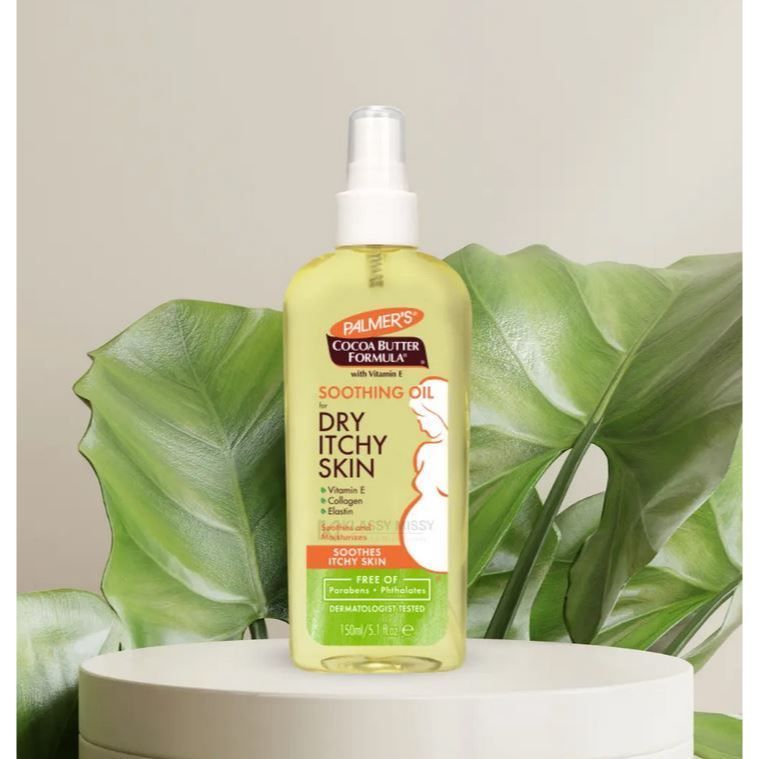 Dầu Dưỡng Palmer’s Soothing Oil – Giúp Làm Dịu Da Khô & Ngứa Cho Mẹ Bầu 150ml - Hỗ trợ cấp ẩm và phục hồi độ mềm mại cho da. - Hỗ trợ cải thiện bề mặt da, giúp da mịn màng hơn. - Giúp da thư giãn nhờ kết hợp tinh dầu dịu nhẹ.
