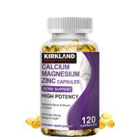 KIRKLAND Viên Nang Canxi Magiê Kẽm Với Vitamin D3 & Axit Citric Thúc Đẩy Xương Chắc Khỏe Răng