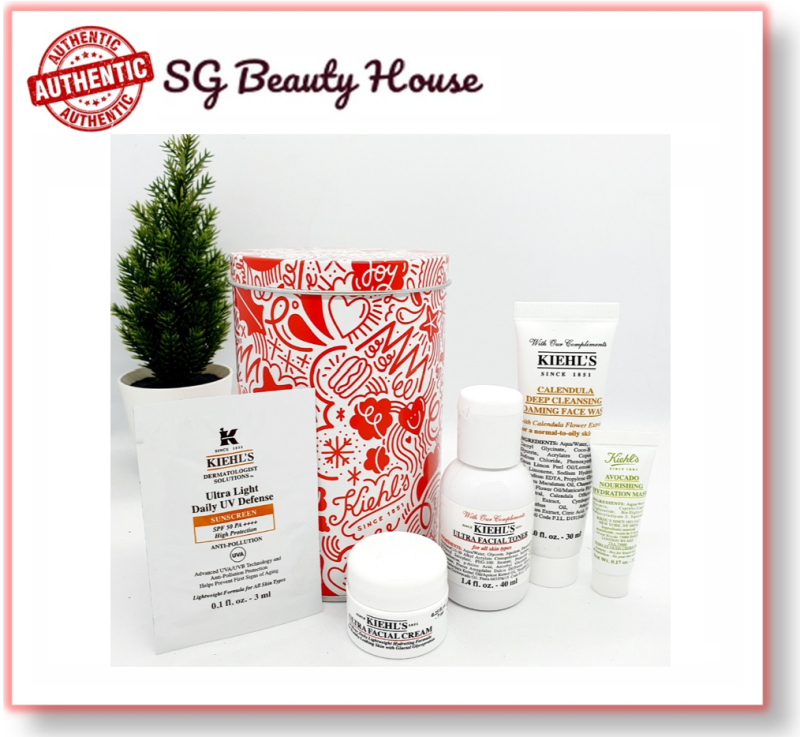Buy Kiehl’s Christmas Red Tin + 5pcs gift set Singapore