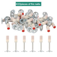 SOPPY Manual/Rivet Nail Gun Steel Nails 50/100/200/300/400PCS Ceiling Round Nails Multi-Role Fastening High Quality 22-32mm Nail Length Power 4 Mode Adjustment