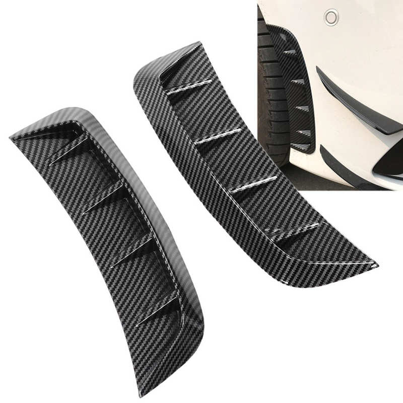 Xe bánh xe trước Air Vent Hood sợi Carbon thanh cản trước đèn báo bên hông xe vỏ bọc trang trí phù hợp cho Mercedes Benz Phụ tùng xe hơi