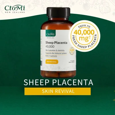 Ctomi Sheep Placenta 40,000 Supplement 90s [Skin Revival]