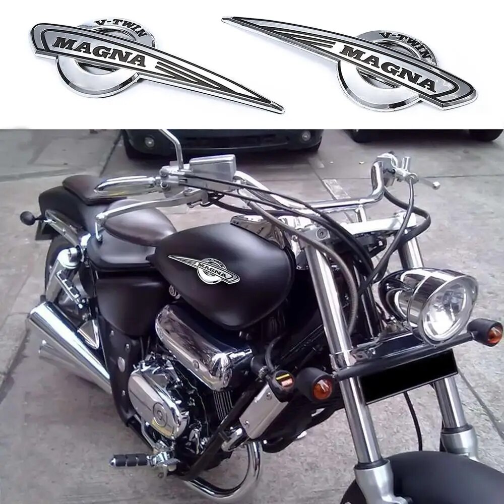 Xe Tank cho Honda MAGNA/Honda VLX/Honda Steed/Honda Shadow Badge Stickers Phụ tùng xe máy