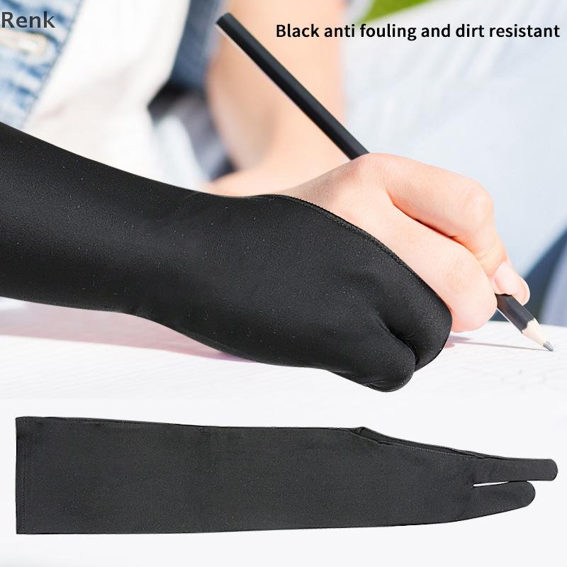 Renk 1 2pcs còn chống cảm ứng hai ngón tay tay sơn găng tay cho ipad máy tính bảng màn hình cảm ứng sơn găng tay nghệ thuật Nguồn cung cấp vẽ găng tay