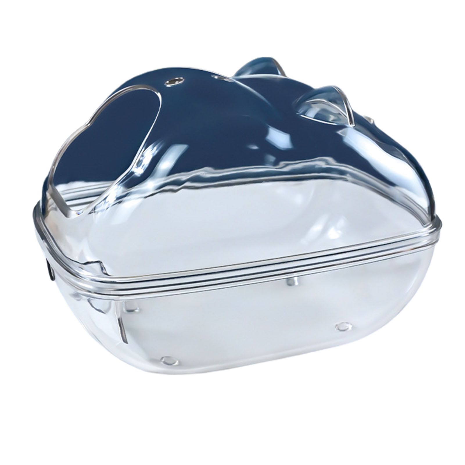 Hamster bồn tắm trong suốt phim hoạt hình ps động vật nhỏ cát-tắm nhà vệ sinh phụ kiện cho thú cưng phòng tắm chuột lớn
