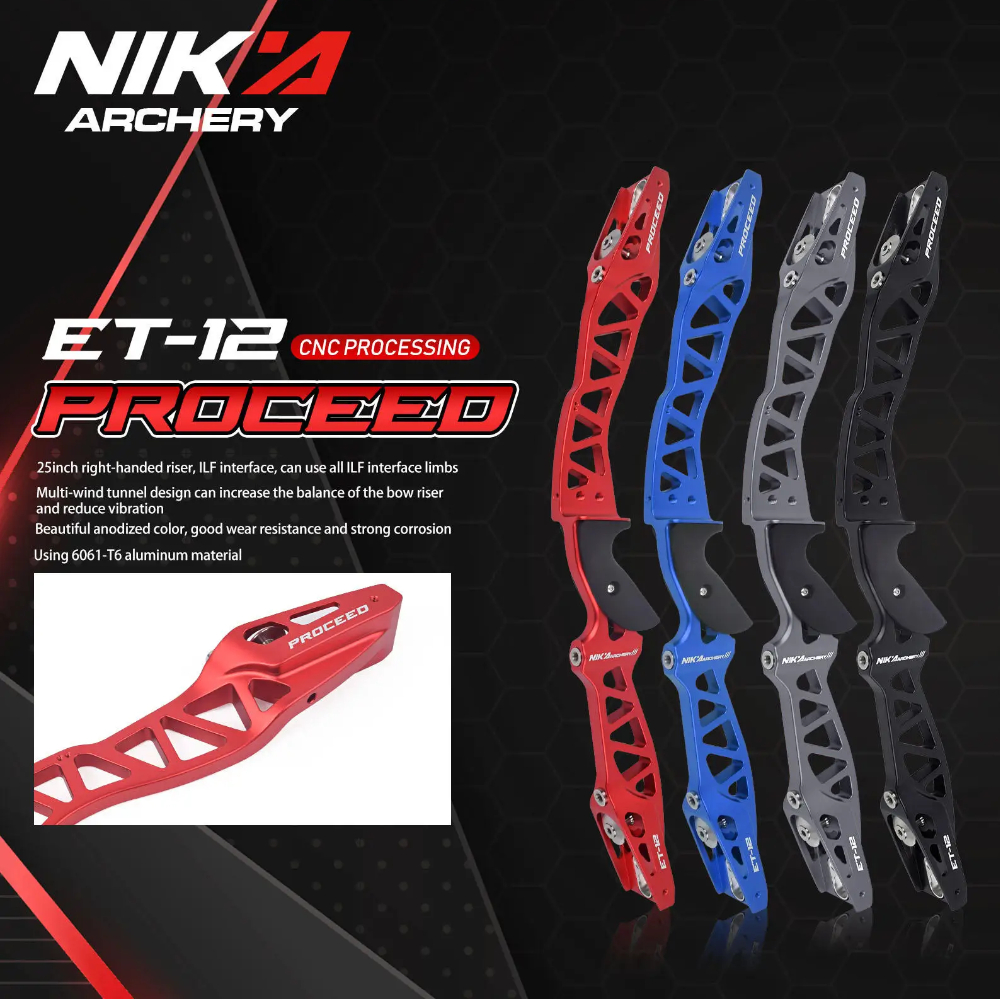 NIKA ET-12 hợp kim nhôm CNC ánh sáng ilf Riser sports fishing