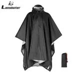 Lansboter Thoáng khí ngoài trời áo mưa ngụy trang áo choàng dày đi bộ đường dài dành cho người lớn Poncho Trọn Bộ của một mảnh áo mưa áo mưa đi xe đạp bán buôn