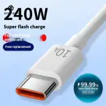 Worthbuy 240W sạc siêu nhanh USB-C cáp với điện tự động tắt
