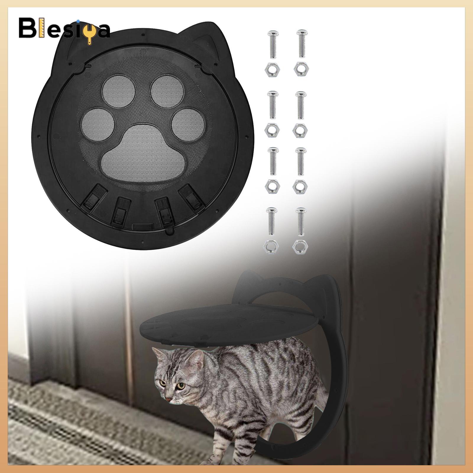 Cat Door Cat Door for Window for Interior Exterior Doors Cute 4 Ways Locking Safe Gate Silent Opening and Closing ราคา 9,929 บาท*ส่งฟรี