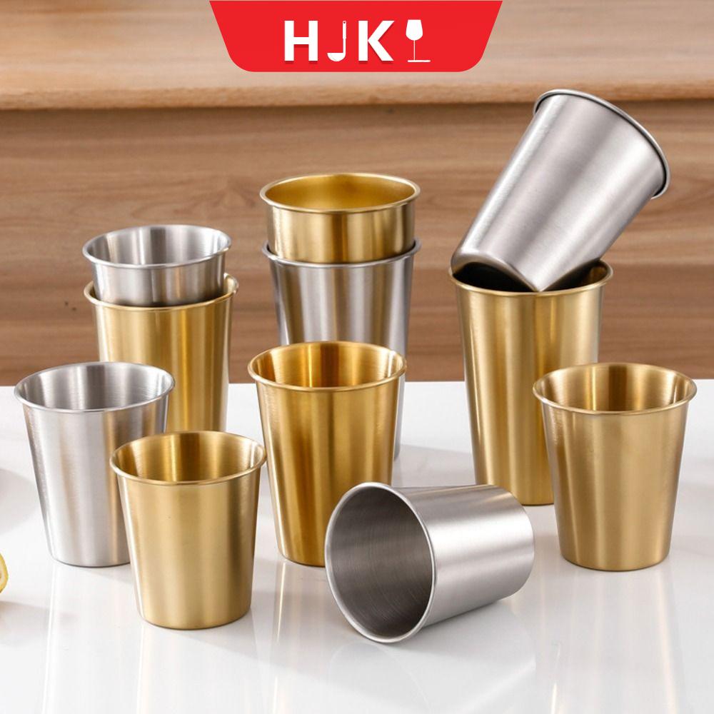 HJKL Miệng rộng Cốc Inox Dày 400/500ml Cốc uống nước Cốc rượu Cốc nước Cốc bia Thanh