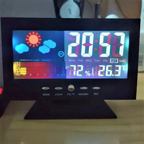 Giá bán Đồng hồ báo thức nhiệt độ màn hình led đa năng để bàn nhiều chế độ mẫu mới loại tốt siêu tiện dụng
