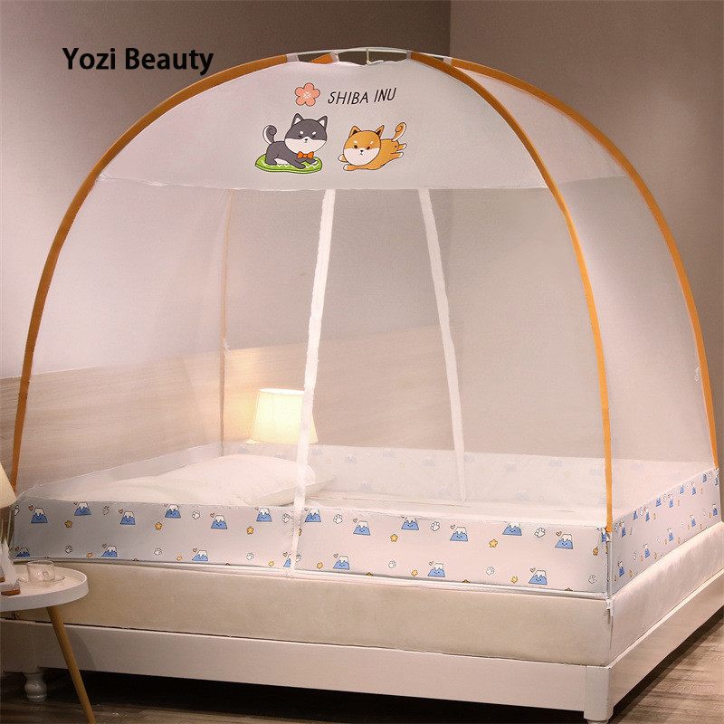 TIANLEYU Nafenai, Mongolia, Mongolian yurt net, mosquito net installation, folding and dustproof dormitories, student ราคา 402 บาท*ส่งฟรี