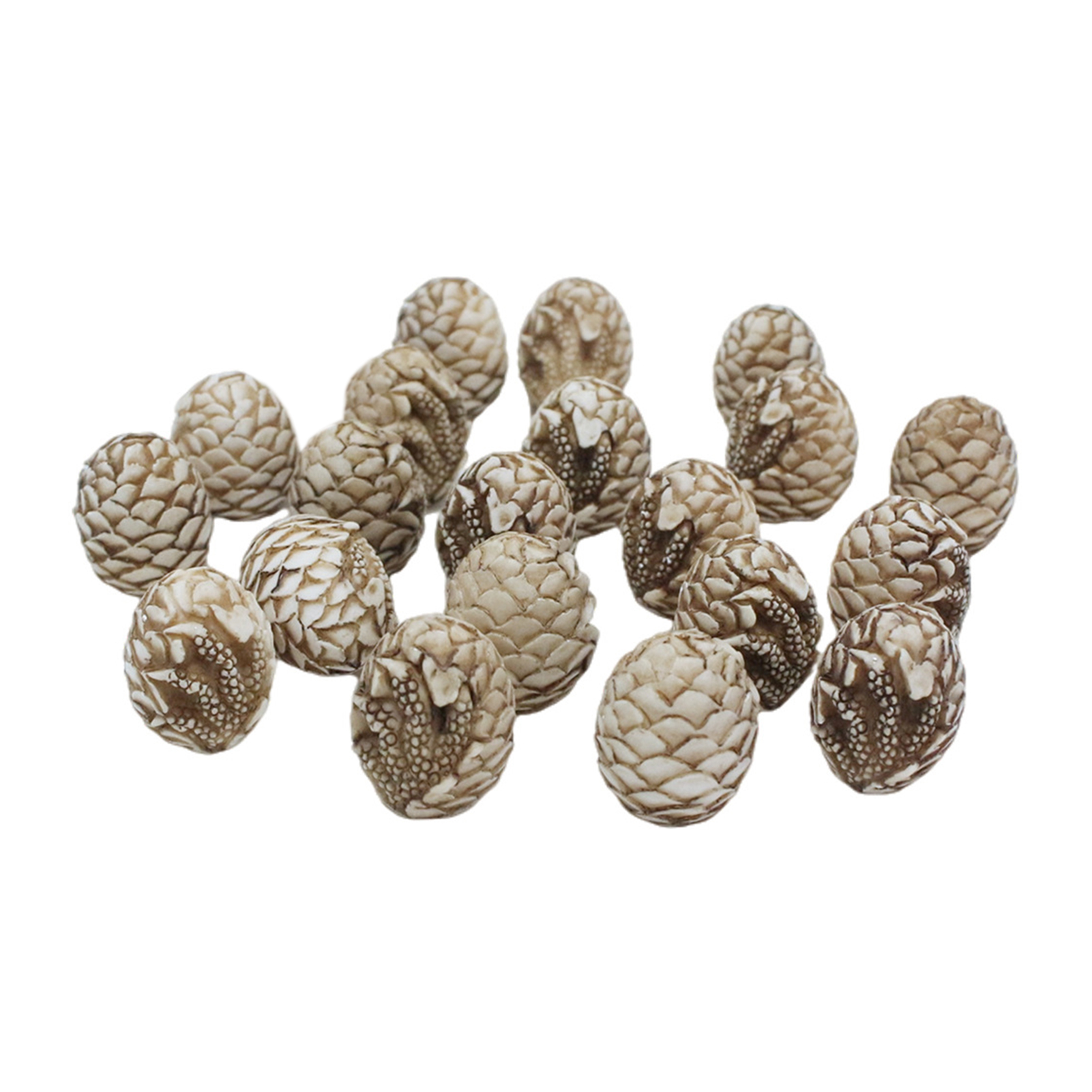 EMachinery Claw Design Plant Pot Decor Outdoor Plant Pot Decoration 20 Pcs Mini Resin Eggs for Fairy Gardens and Planters Weather-proof Decorations with Scales and Claws Favorite