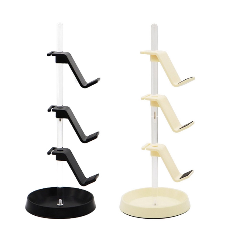 (NITO) Transparent Tube Controller Stand Adjustable Game Controller Headset Hanger for All Universal Gaming PC Accessories