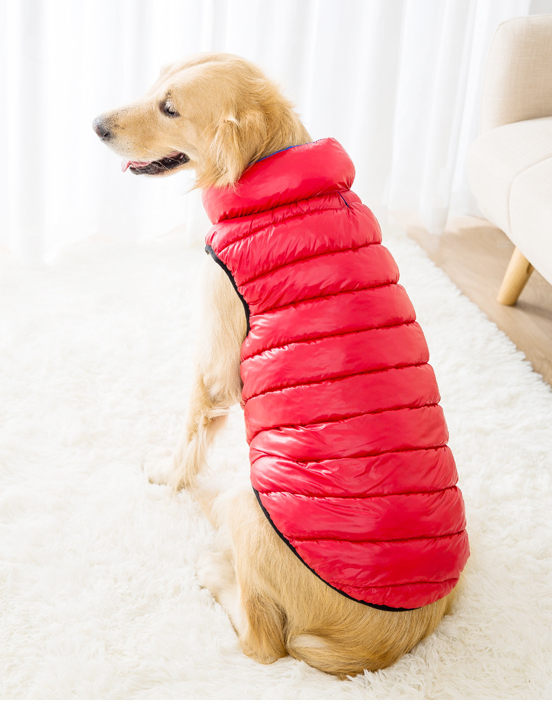 Dog Clothes For Large Dogs Pure Cotton T-Shirt Labrador Golden Retriever  Satsuma Anti-Shedding