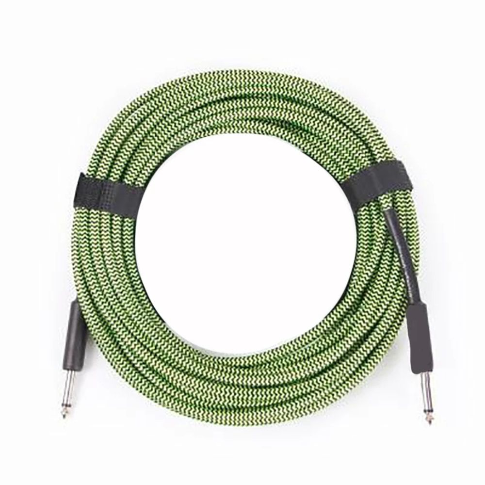 EMERRY Cáp được che chắn Tiếng ồn Che Chắn 3 /6/10/15/20 mét Đàn Guitar Khuếch Đại Bện Bass Cáp Giảm tiếng ồn Dòng Âm thanh Cáp Cáp đàn guitar Cáp Guitar điện