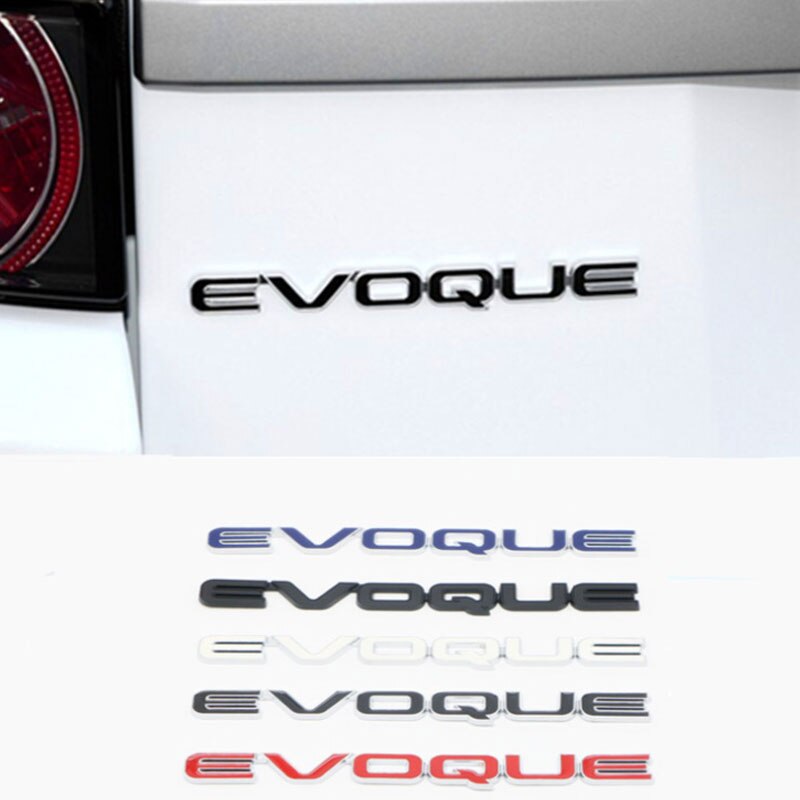 Hot EVOQUE badge Car sticker is available for Land Rover Range Rover Land