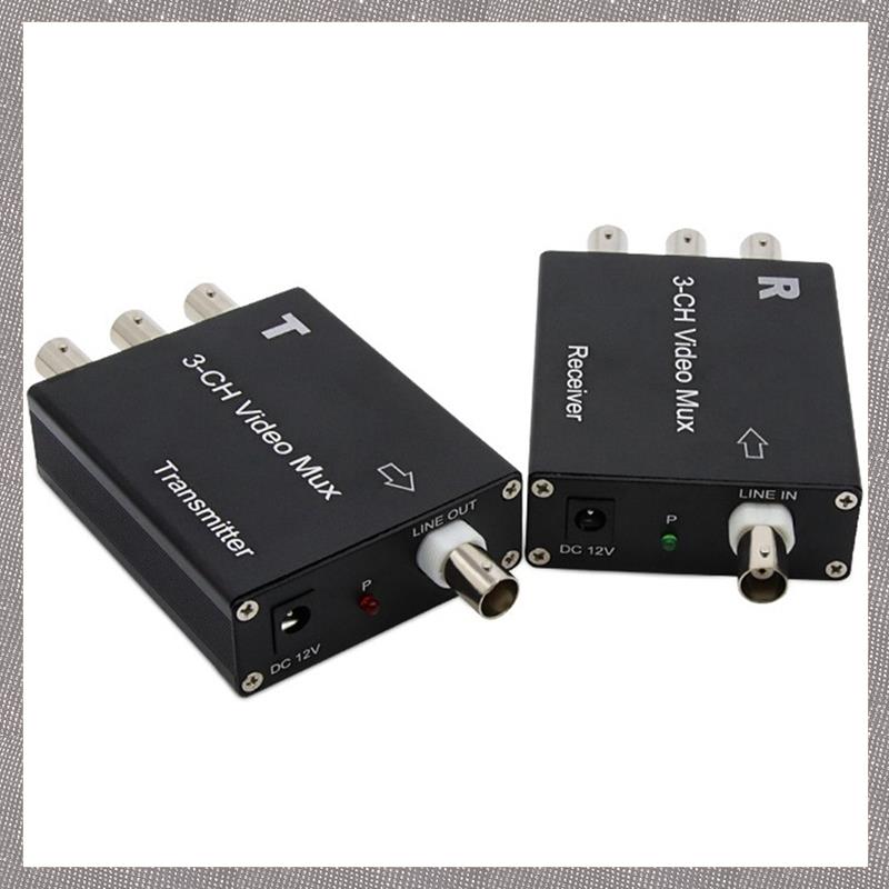 3-Way Video Multiplexer, Analog Surveillance Signal One-To-Three Overlay, Multi-Channel Camera One-Line Communication Easy Install Giá 756,669 Đồng*Miễn phí vận chuyển