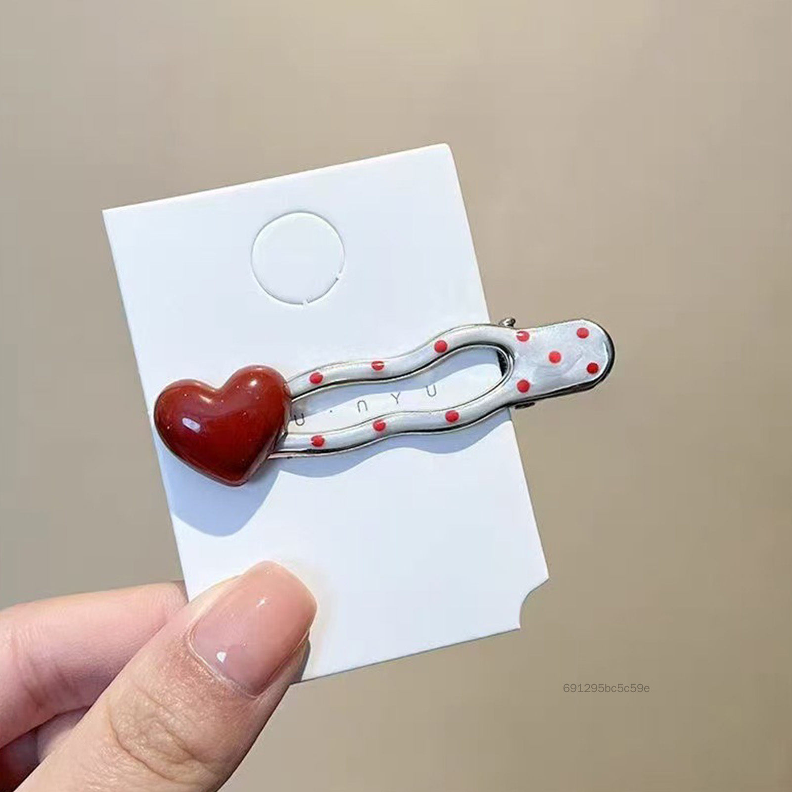 Trái Tim Tình Yêu Kẹp Tóc Cho Nữ Chống Trơn Trượt Đa Năng Kẹp Tóc Bên Hông Mũ Đợi Đầu Đa Năng Cho Cô Dâu Tiệc Tiệc TF-Ais-VN