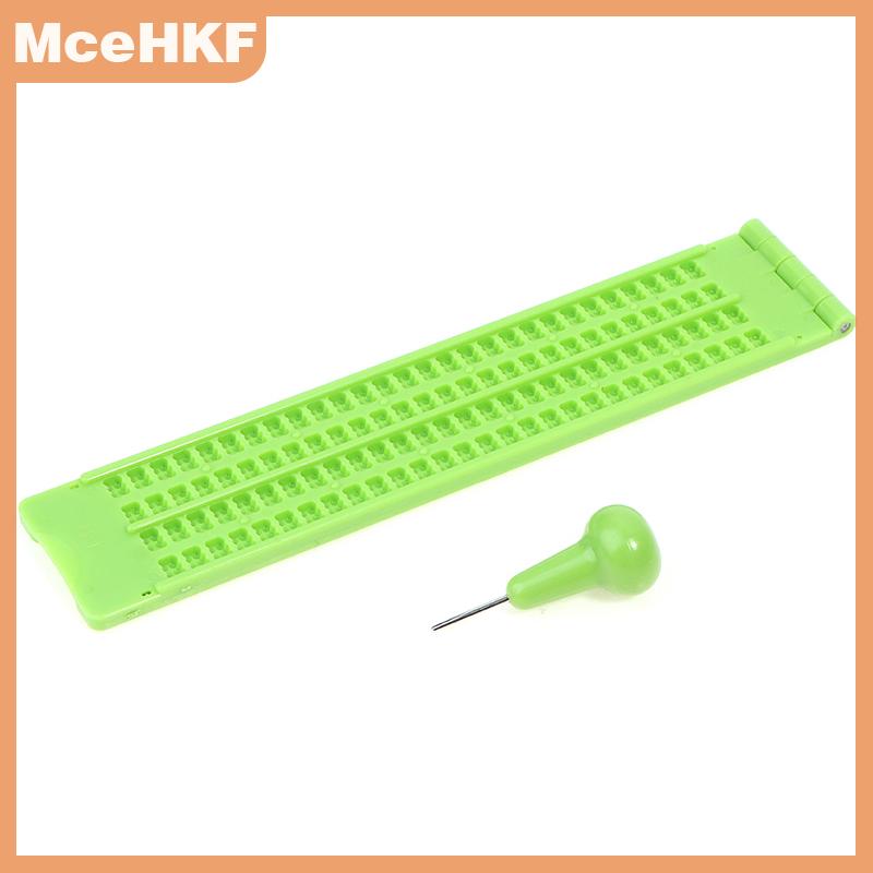 ❤❤❤Hot Sale MceHKF Nhựa chữ nổi bằng văn bản Slate trường xách tay thực tế với Stylus thực hành
