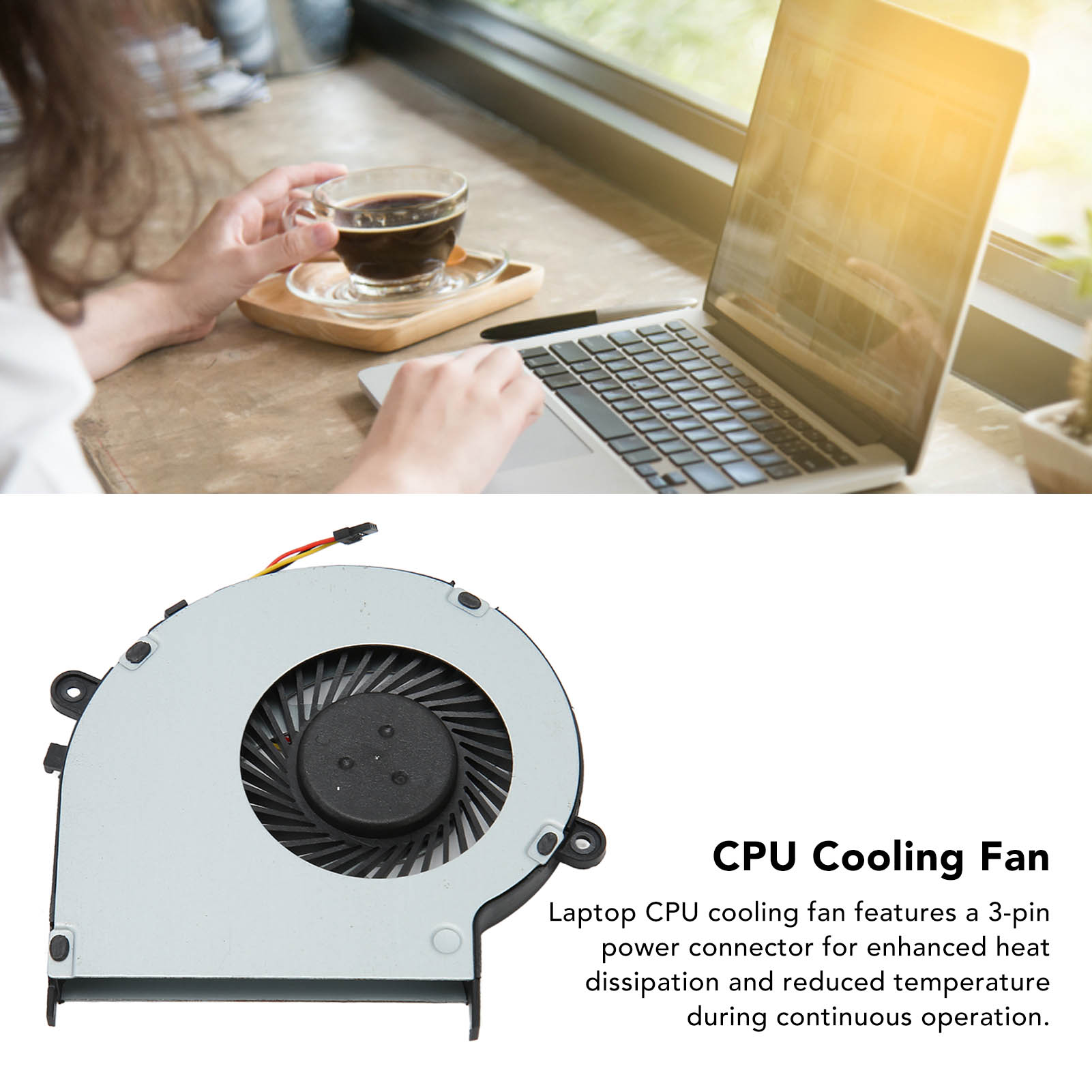Garosa Thay thế quạt làm mát CPU Jenivaint bằng đầu nối nguồn 3 chân cho máy tính xách tay dòng Satellite L50 B L50D B L50T Giá 125,000 Đồng*Miễn phí vận chuyển