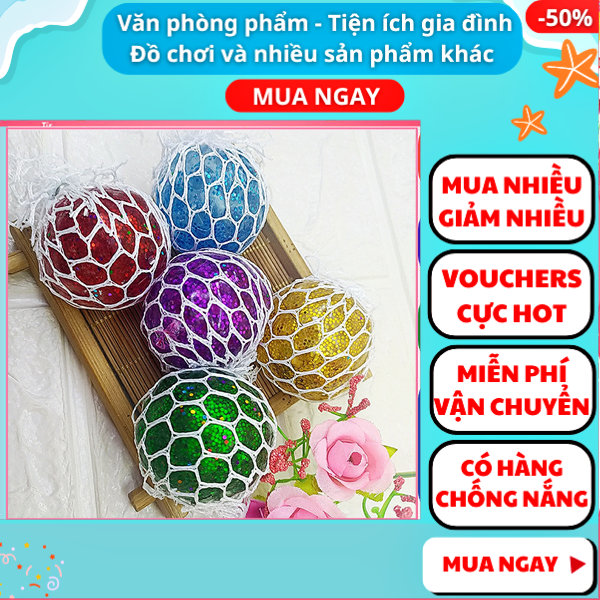 Bóng lưới bóp tay giảm stress , Đồ chơi bóng lưới kim tuyến mềm bóp tay thú vị , Bóng lưới kim tuyến màu giải tỏa căng thẳng , Bóng lưới kim tuyến bóp tay trút giận nhiều màu , Bóng lưới mềm đồ chơi sáng tạo cho bé , Gift Love