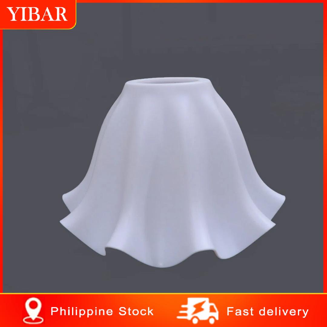 【YIBAR】 1Pcs DIY Wall Night Restaurant Chandelier Replacement E27 Plastic Bell Orchid Lampshade Hanging Lamp Accessories Table Parts
