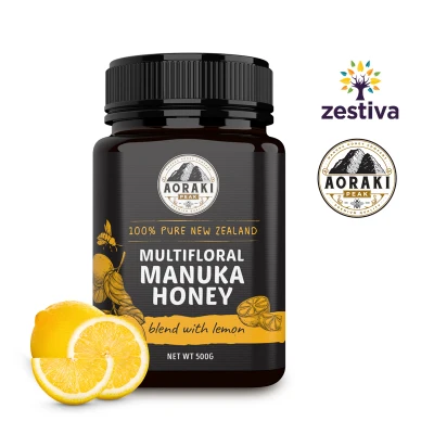 Aoraki Peak Manuka Honey Blend with Lemon ,500g