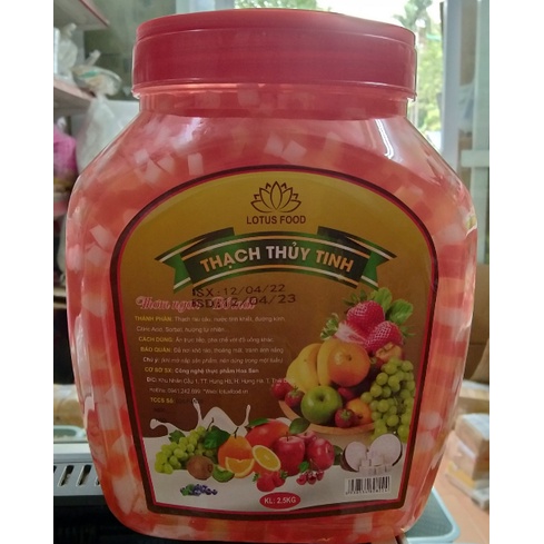 Thạch thủy tinh/ thạch nha đam/ thạch con cá/ thạch dừa sợi