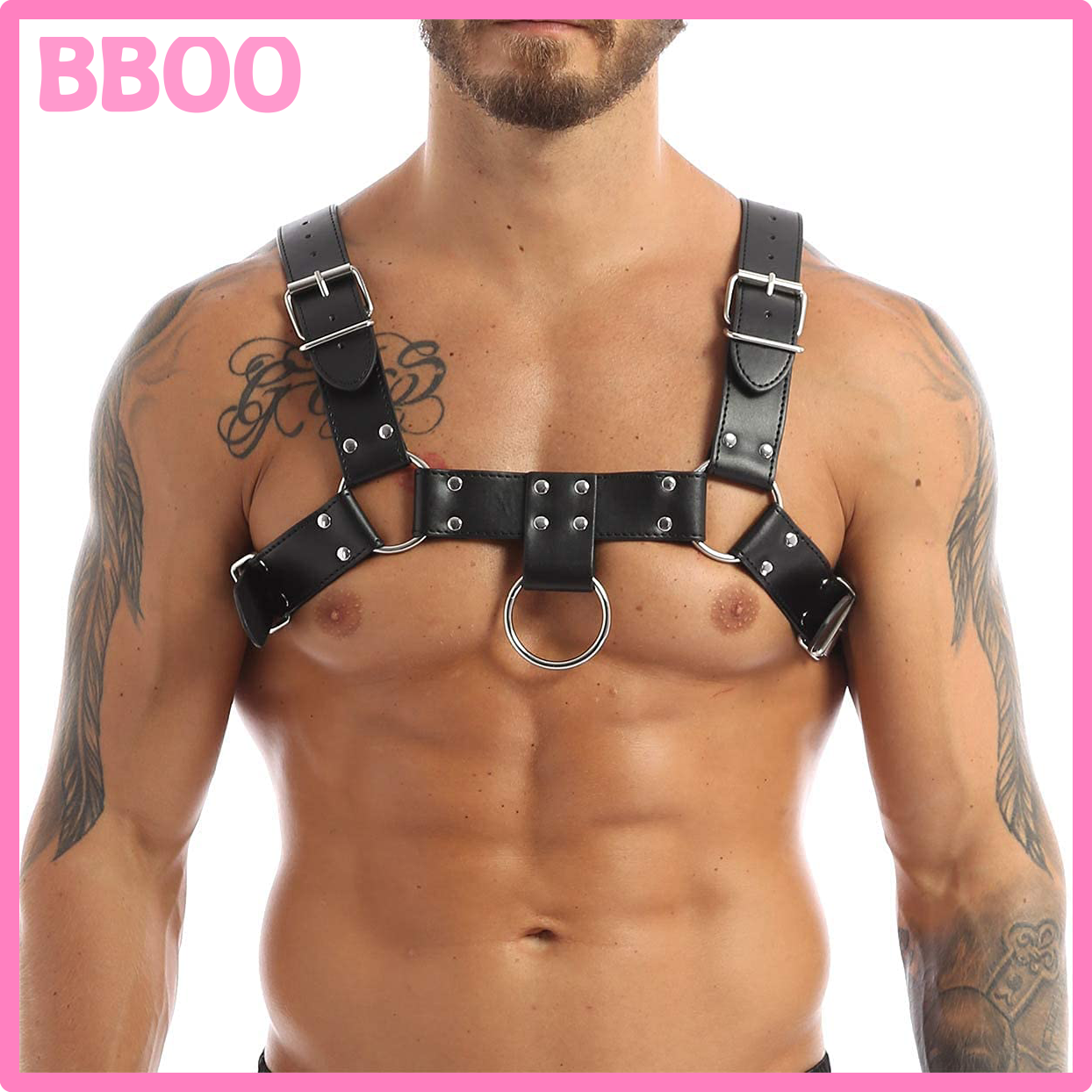 HOT┹┕2023 Fun Shoulder Strap for men Strap Strap Body Chain Personality Strap Chest Strap Alternative belt harness men