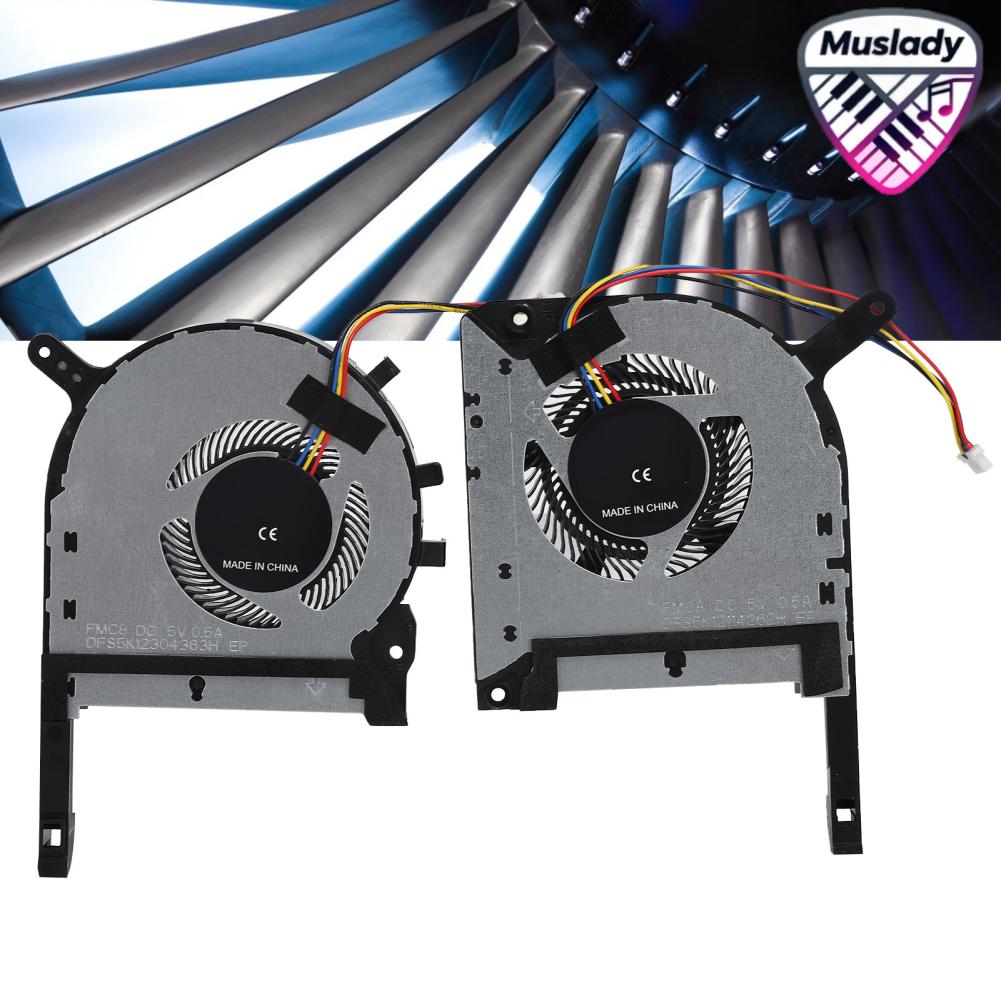 MUSLADY พัดลมระบายความร้อน CPU CPU แล็ปท็อปขนาดเล็กสำหรับ SUS TUF FX505ge FX505gm FX505dt FX705 ราคา 404 บาท*ส่งฟรี