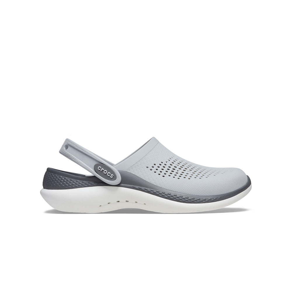 Giày Clog Unisex Crocs Literide 360 Light Grey/Slate Grey