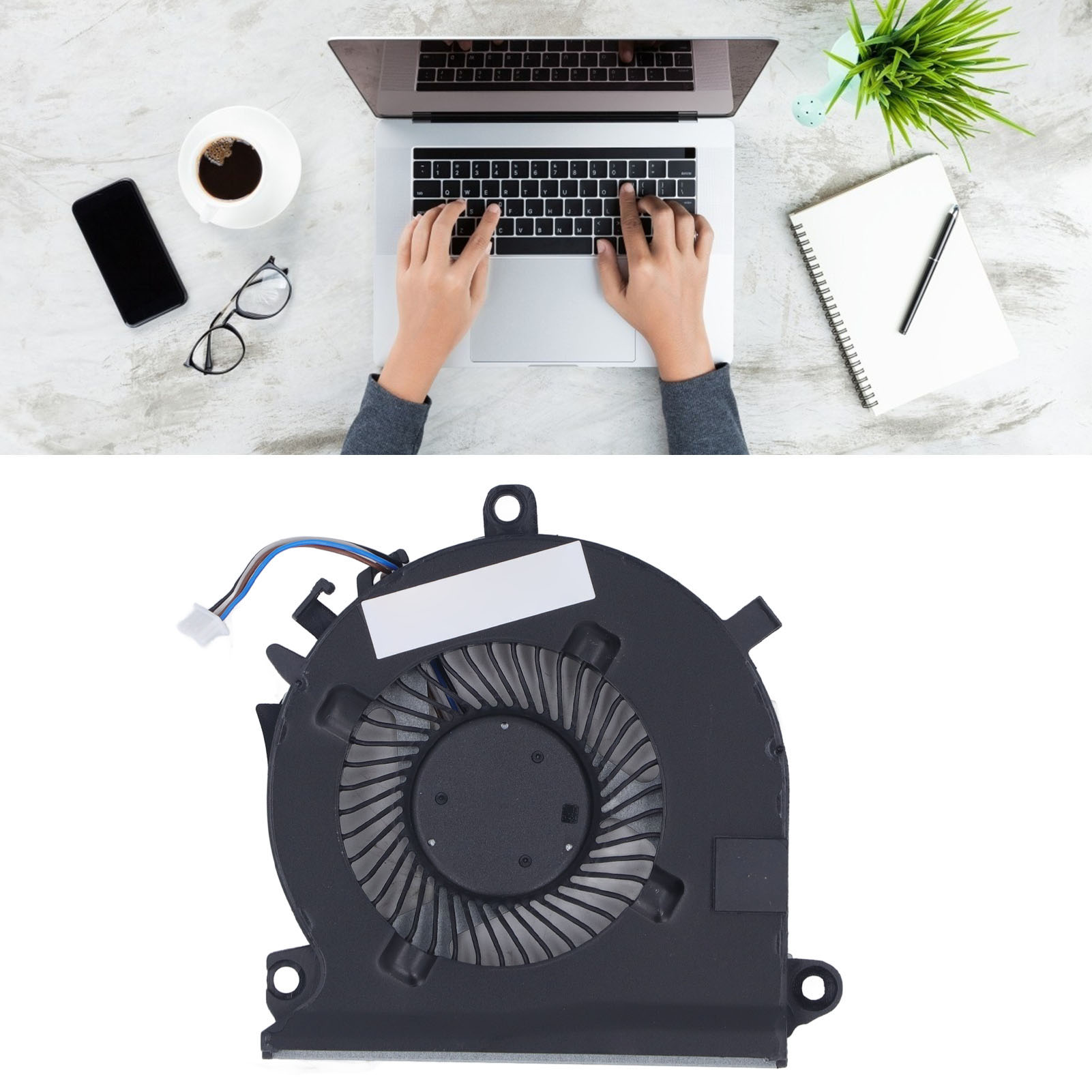 Garosa Quạt CPU Laptop Quạt làm mát CPU nâng cao hiệu quả Dễ dàng cài đặt cho 16 A Giá 158,000 Đồng*Miễn phí vận chuyển