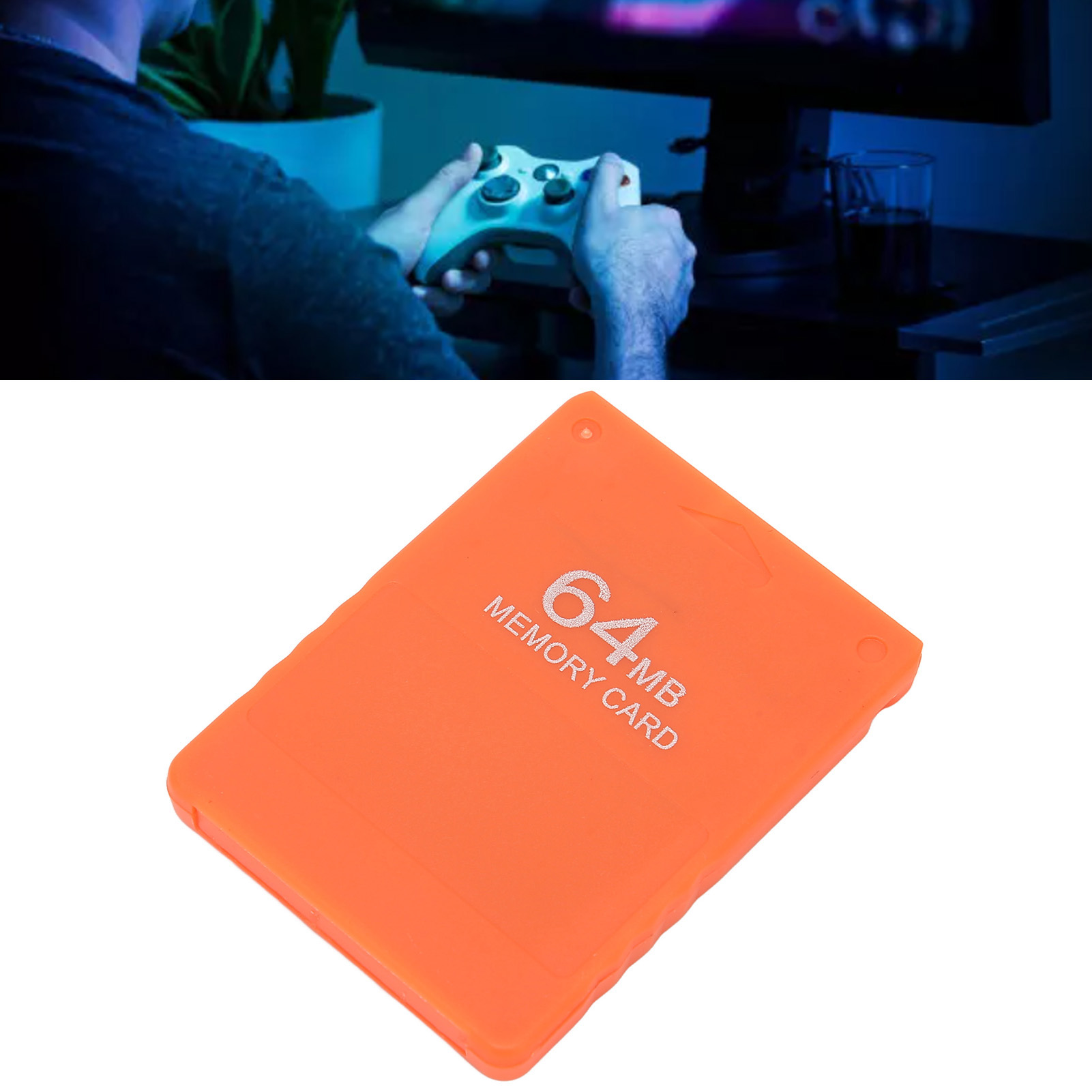 Thẻ nhớ 64MB Bộ nhớ Tốc độ cao tương thích với tất cả các trò chơi hiệu quả cho PS2