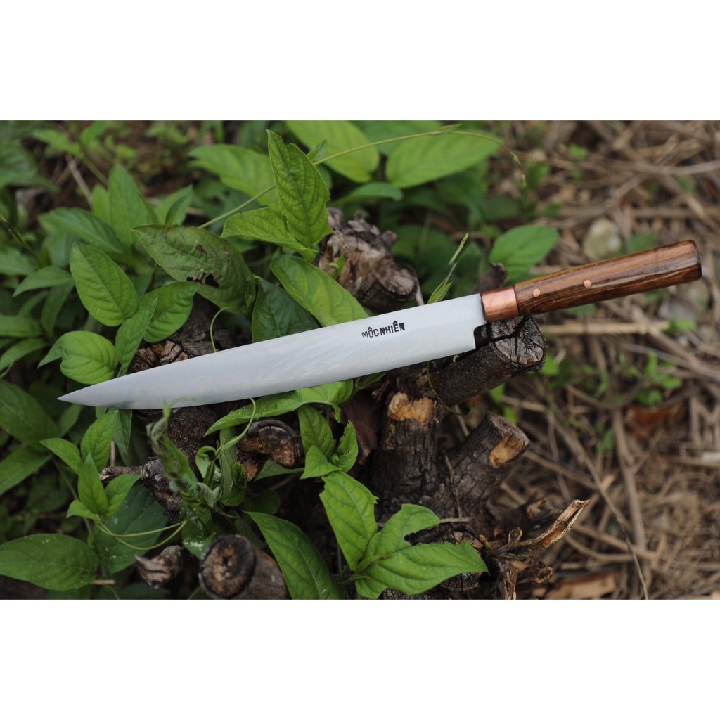 (Không Rỉ) Dao sashimi cắt cá kiểu Nhật Cao Cấp Sắc Bén chính hãng MỘC NHIÊN