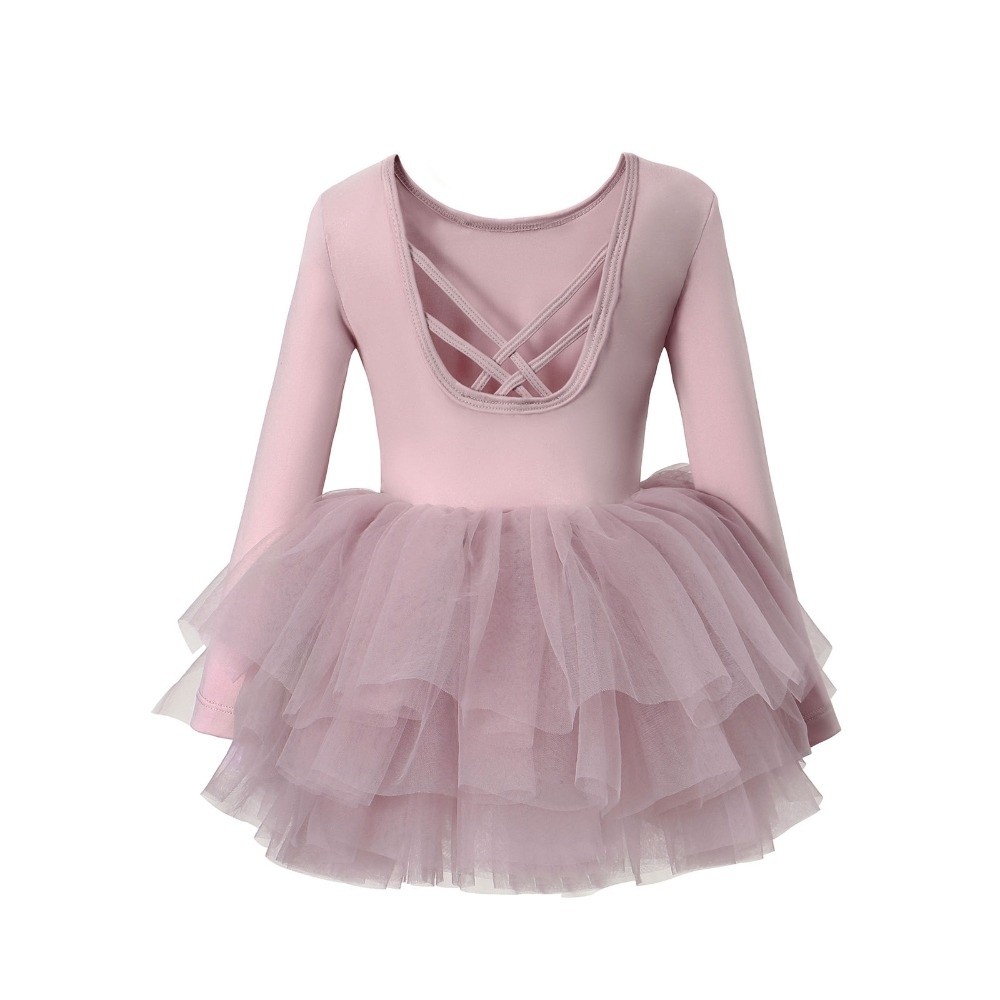 NIAOJIU Đầm sequin Váy tutu ballet cho bé gái Mềm mại Dây đeo chéo Quần áo biểu diễn ballet Chuyên nghiệp Váy công chúa Váy ballet cho trẻ em Thể dục dụng cụ - 2