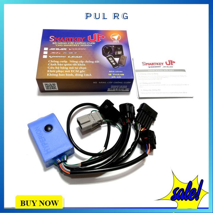 Bộ nâng cấp smartkey up chính hãng mvs bảo hành 12 tháng cho Vario lead sh pcx