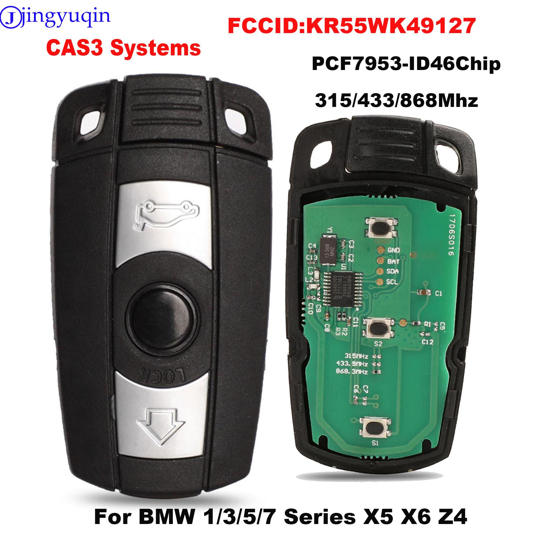 jingyuqin 315 433 868Mhz Car Remote Smart Key For BMW 1 3 5 7 Series X5 X6