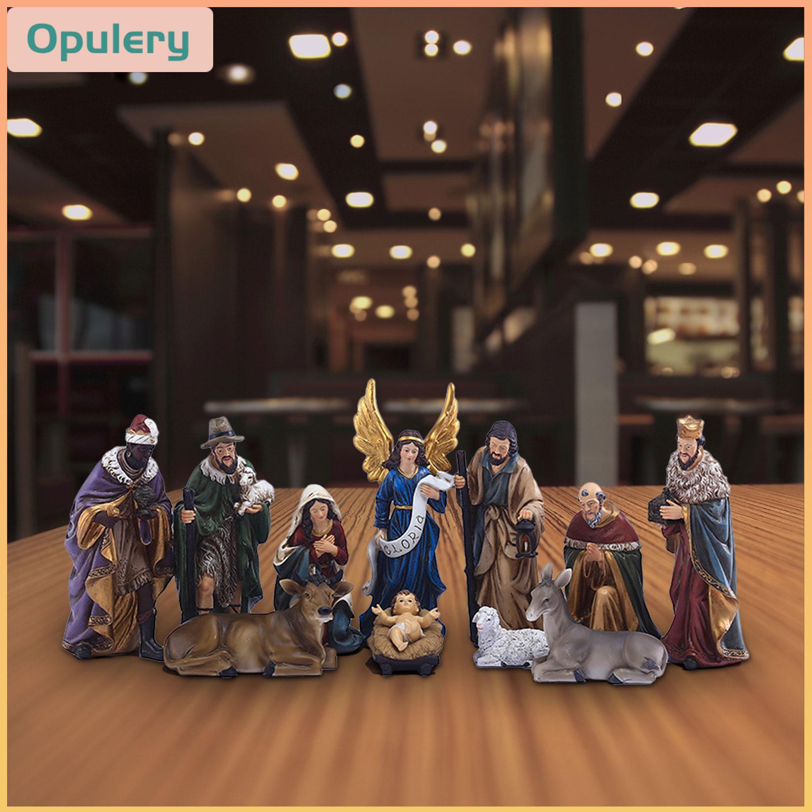 Baosity Nativity Sets for Christmas Nativity Figurines Crafts Birth of Jesus Collectibles for Holiday Tabletop Xmas Gift Decorations ราคา 3,436 บาท*ส่งฟรี