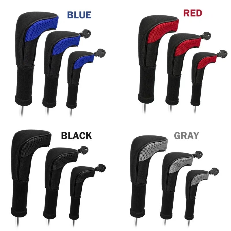 Neoprene Number Putter Protect Golf Set With Club Cover Women Rubber Head Printed Man Zipper For Iron Golf