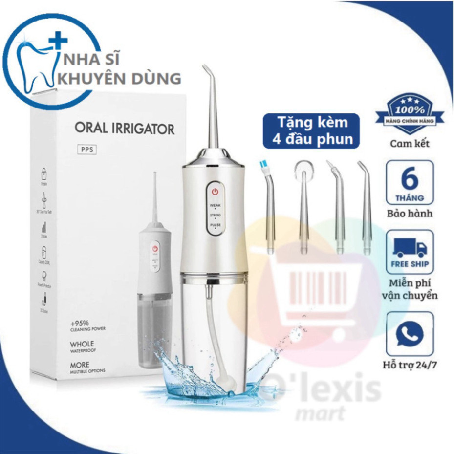 Máy Tăm Nước Cầm Tay Oral Irrigator - Tăm Nước Vệ Sinh Răng Miệng